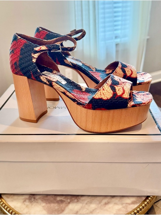 Tabitha Simmons Shoes - Tabitha Simmons LUXURY DESIGNER Floral Platform Sandals | Sz.EU 37/US 6.5 (NWB)